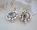Сережки з очима та перлами Свідки. Сережки фото 3